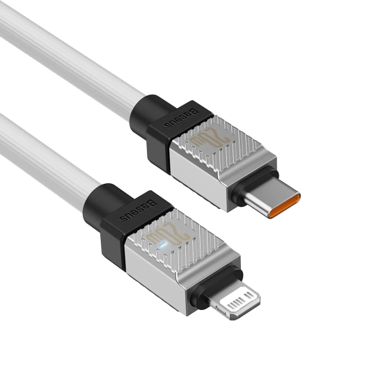 Baseus Kabel CoolPlay USB-C–Lightning 20 W 1 m biały