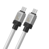 Baseus Kabel CoolPlay USB-C–USB-C 100 W 2 m biały