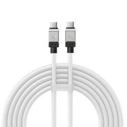 Kabel Baseus CoolPlay USB-C–USB-C 100 W 2 m biały – produkt w dokładnym wariancie wskazanym kodem CAKW000302, zgodny z o