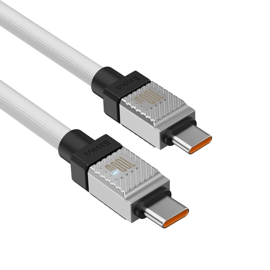 Baseus Kabel CoolPlay USB-C–USB-C 100 W 2 m biały