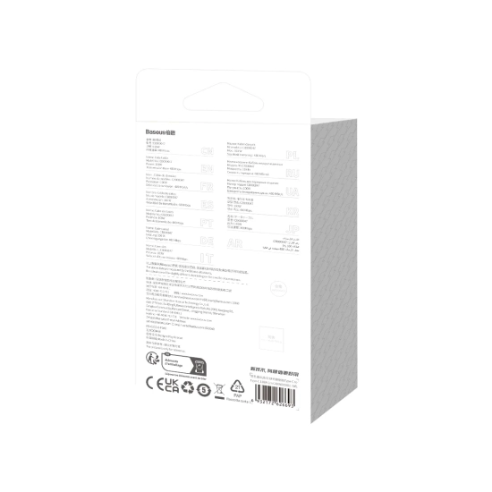Baseus Kabel CoolPlay USB-C–USB-C 100 W 2 m biały