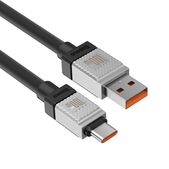Baseus Kabel CoolPlay USB-C–USB-C 100 W 1 m czarny