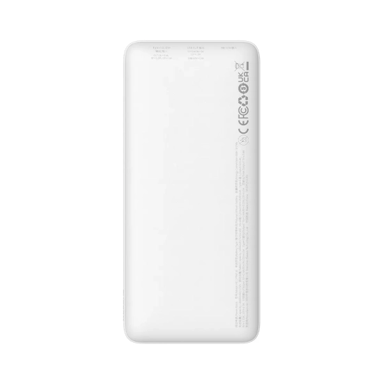 Baseus Airpow powerbank 10000 mAh 20 W biały