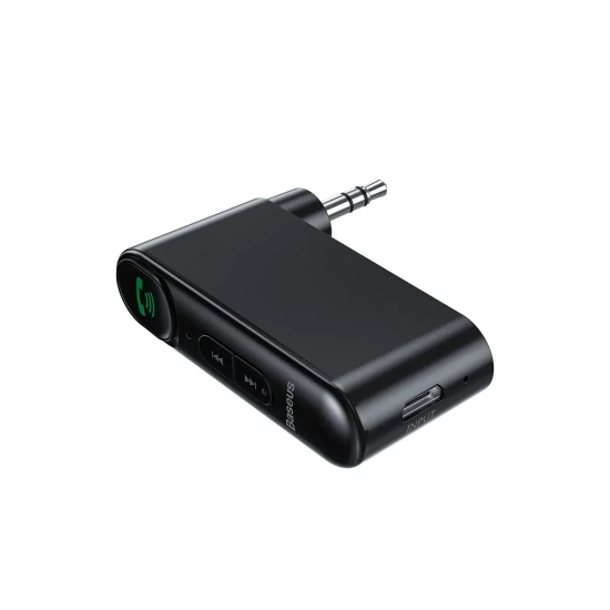 Odbiornik Bluetooth Baseus BSBA-02 AUX 3,5 mm czarny