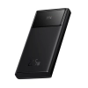 Powerbank 10000mAh USB-A USB-C z wyświetlaczem kablem 22.5W - czarny