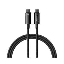 Baseus Tungsten Gold USB-C – USB-C 240W 2 m czarny – przewód ze złączami USB-C – USB-C w kolorze czarny.