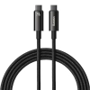 Kabel Baseus Tungsten Gold USB-C–USB-C 240W 3 m czarny