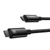 Kabel Baseus Tungsten Gold USB-C–USB-C 240W 3 m czarny