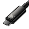 Kabel Baseus Tungsten Gold USB-C–USB-C 240W 3 m czarny
