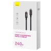 Kabel Baseus Tungsten Gold USB-C–USB-C 240W 3 m czarny