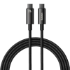 Baseus CAWJ040201 USB-C – USB-C 240W 3,0 m czarny – przewód ze złączami USB-C – USB-C w kolorze czarny.
