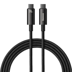 Kabel Baseus Tungsten Gold USB-C–USB-C 240W 3 m czarny