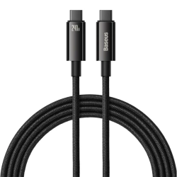 Baseus CAWJ040201 USB-C – USB-C 240W 3,0 m czarny – przewód ze złączami USB-C – USB-C w kolorze czarny.