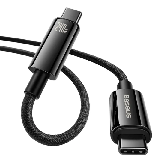 Baseus CAWJ040201 USB-C – USB-C 240 W 3,0 m czarny