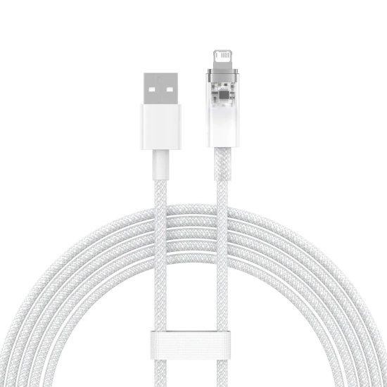 Baseus Explorer Series USB-A – Lightning 2,4A 2 m biały