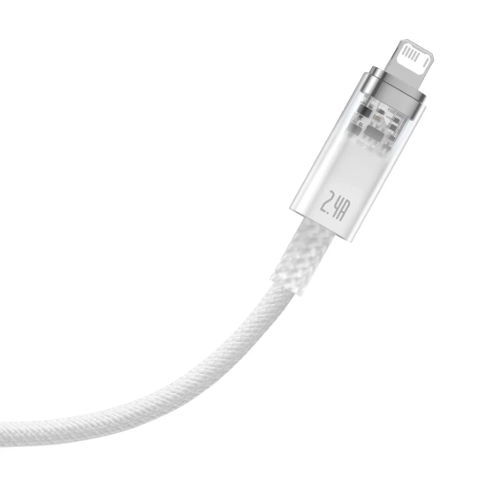 Baseus Explorer Series USB-A – Lightning 2,4A 2 m biały