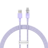 Kabel Baseus Explorer USB-A – USB-C 100W 1 m fioletowy