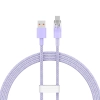 Kabel Baseus Explorer USB-A – USB-C 100W 1 m fioletowy