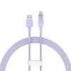 Baseus Explorer USB-A – USB-C 100 W 1 m fioletowy