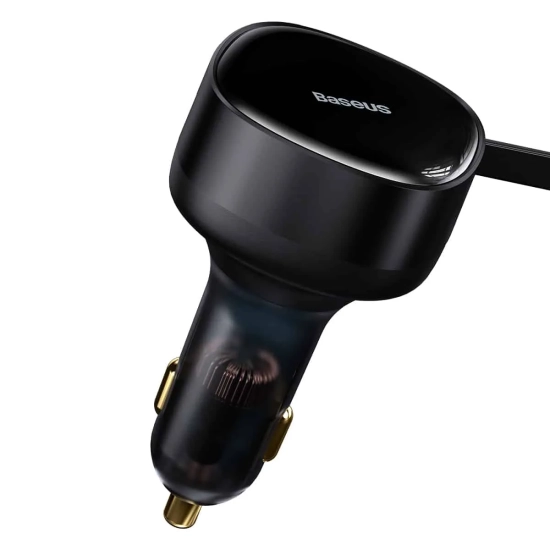 Baseus Ładowarka samochodowa Enjoyment 33 W 2x USB-C czarna