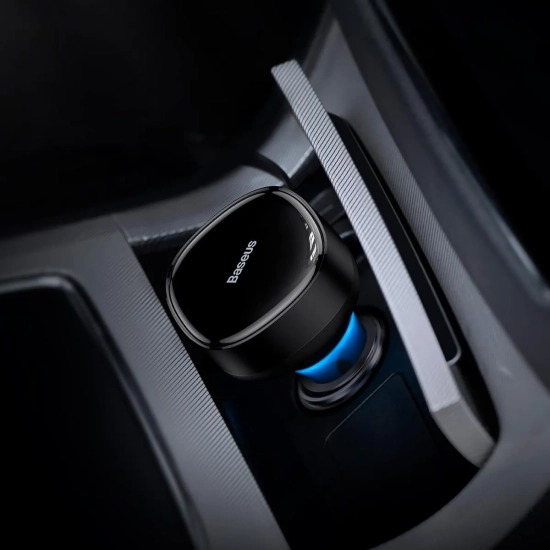 Baseus Ładowarka samochodowa Enjoyment 33 W 2x USB-C czarna