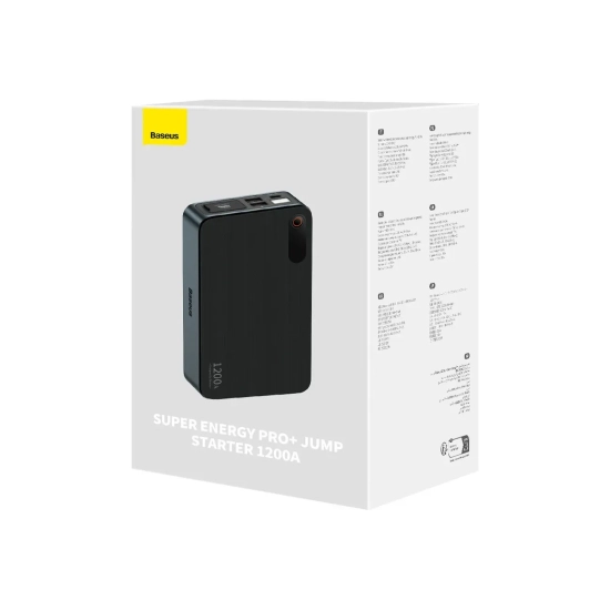 3w1 Rozruch auta Jump Starter 1200A + powerbank 7200mAh + latarka LED