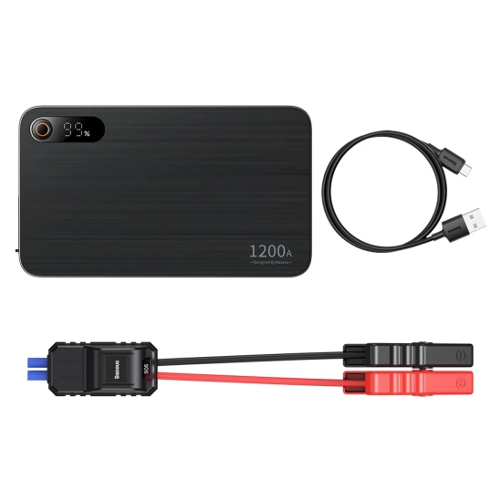 Baseus jump starter 1200A 7200 mAh czarny