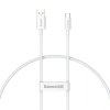 Główne zdjęcie produktu: Kabel Baseus Superior USB-A–USB-C 0,25 m 100 W biały.