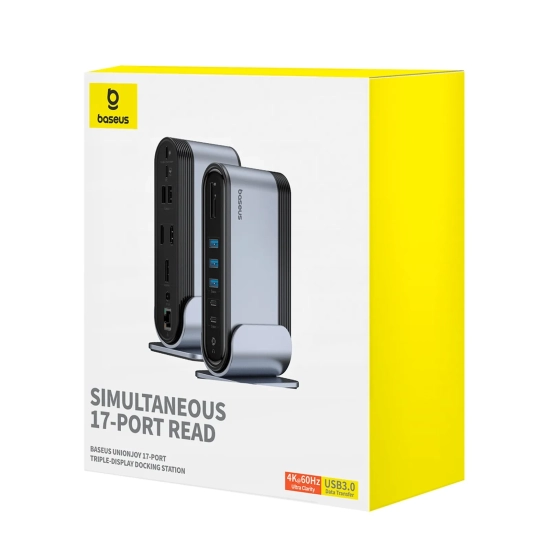 Baseus UnionJoy B00532304811-00 stacja dokująca USB-C 17w1