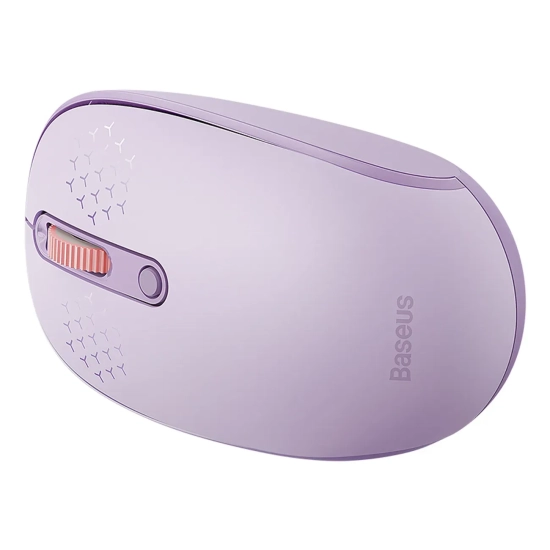 Mysz bezprzewodowa Baseus F01B 2.4 GHz Bluetooth fioletowa