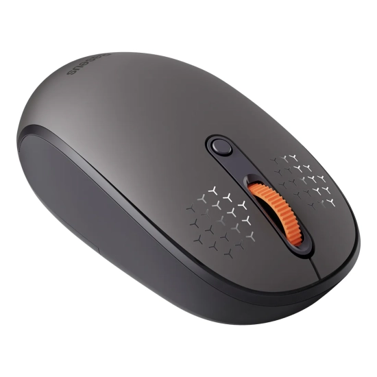 Baseus Mysz bezprzewodowa F01A 2,4 GHz szara 1600 DPI
