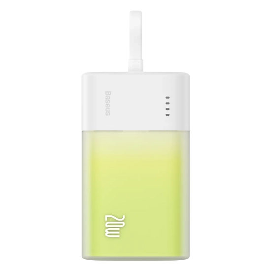 Baseus Popsicle powerbank 5200mAh 20W biały — wariant produktu marki Baseus, kolor biały, pojemność 5200mAh, moc do 20W.