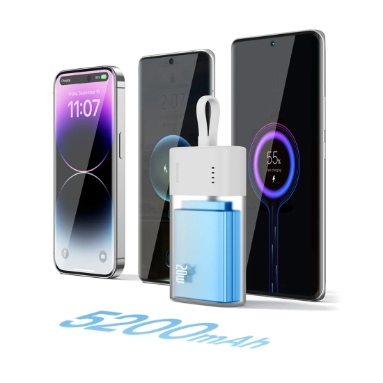 Baseus Popsicle powerbank 5200 mAh 20 W biały