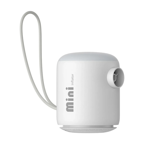 Baseus Pompka turystyczna PocketGo 3,5 kPa USB-C biała