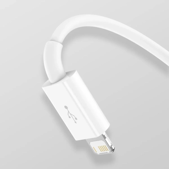 Kabel Baseus Superior 3w1 USB-A 3,5A 1 m biały