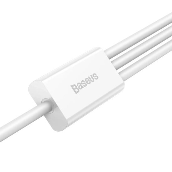 Baseus Superior Series USB-A – USB-C / Lightning / micro USB 3,5A 1 m biały