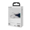 Kabel Baseus Superior 3w1 USB-A 3,5A 0,5 m biały