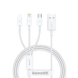 Baseus Superior Series USB-A – USB-C / Lightning / micro USB 3,5A 0,5 m – przewód ze złączami USB-A – USB-C / Lightning