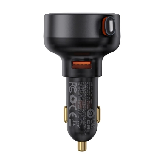 Baseus Ładowarka samochodowa Enjoyment Pro 55 W Lightning czarna