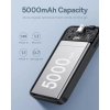 Baseus Magnetic Mini powerbank 5000 mAh 20 W magnetyczny czarny