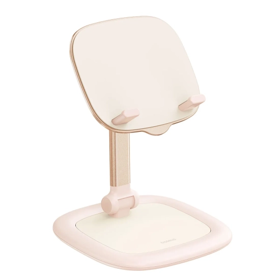 Baseus Seashell Series stojak na tablet i telefon różowy