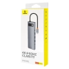 Hub USB-C Baseus Metal Gleam 11w1 HDMI VGA RJ45 szary