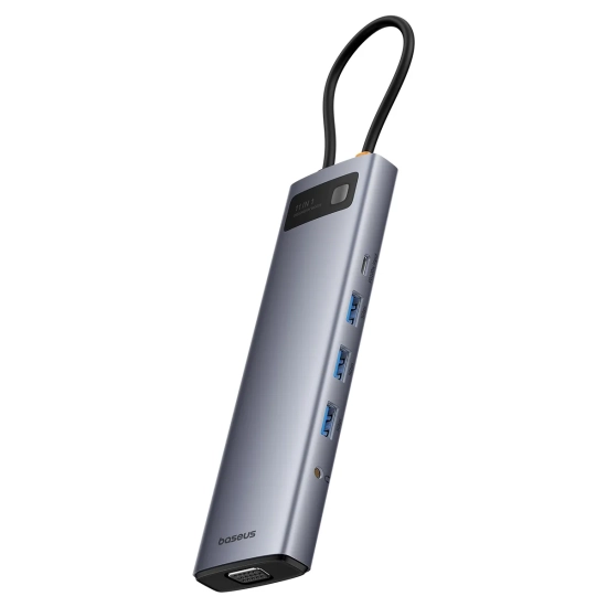 Baseus Hub USB-C Metal Gleam 11w1 HDMI VGA RJ45
