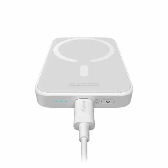 Baseus Magnetic Mini Air powerbank 6000 mAh 20 W magnetyczny biały