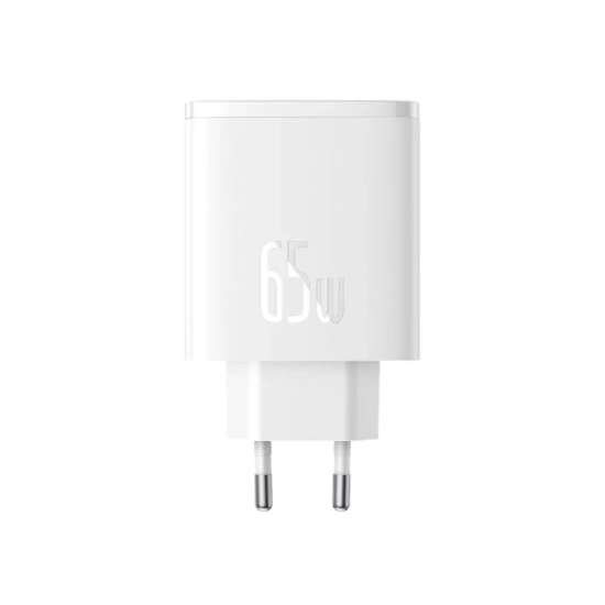 Ładowarka sieciowa Baseus Cube Pro P10152301213-00 65W biała – zdjęcie główne dokładnego wariantu produktu.