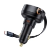 Baseus Enjoyment Pro ładowarka samochodowa 60W zwijany kabel czarna — wariant produktu marki Baseus, kolor czarny, moc d