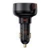 Baseus Enjoyment Pro ładowarka samochodowa 60 W zwijany kabel czarna