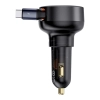 Baseus Enjoyment Pro ładowarka samochodowa 60 W zwijany kabel czarna