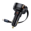 Ładowarka samochodowa ze zwijanym kablem do iPhone Lightning USB-C 60W