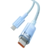 Kabel Baseus Explorer USB-C – USB-C 100W 6A 1 m niebieski